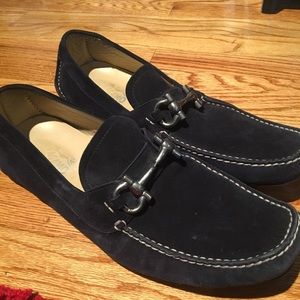 REAL Salvatore Ferragamo Suede Loafers